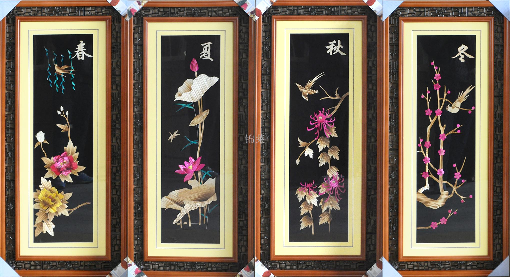 魯山麥秸畫(huà)引來(lái)了蔡豐名博士專(zhuān)程考察